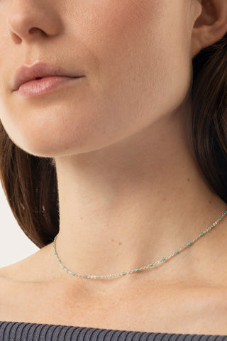 GIROCOLLO GLITTER AZZURRO