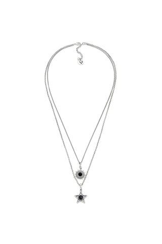 COLLANA 2 CATENE SOLE STELLA