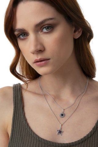COLLANA 2 CATENE SOLE STELLA