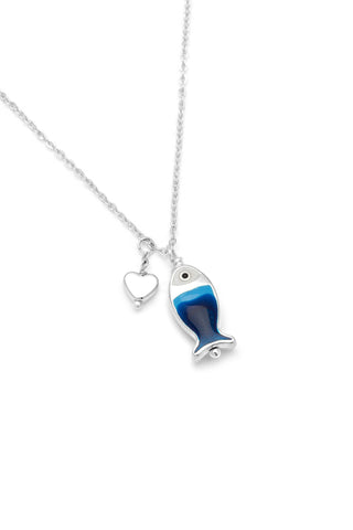 COLLANA PESCIOLINO BLU