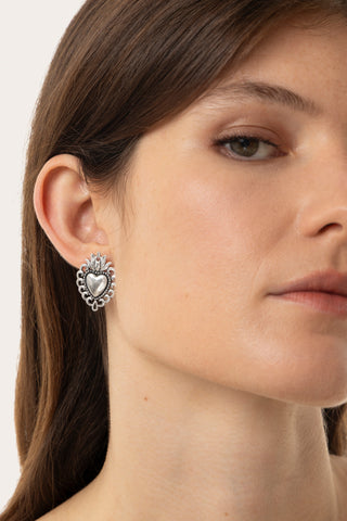 ORECCHINI CUORE SACRO