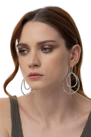 ORECCHINI OVALI CONCENTRICI