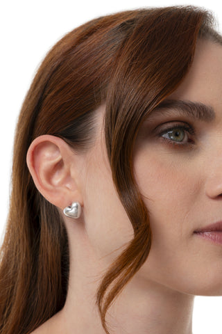 ORECCHINI CUORE BOMBATO