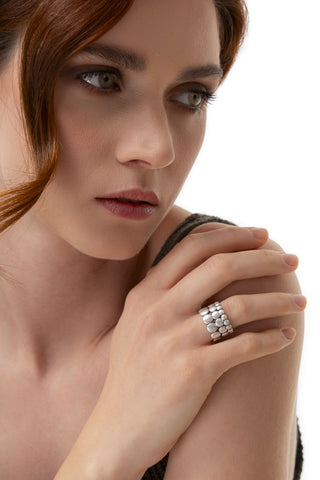 ANILLO DE BANDA REDONDO PLANO