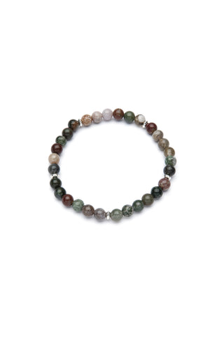 BRACCIALE ELASTICO AGATA MULTICOLORE