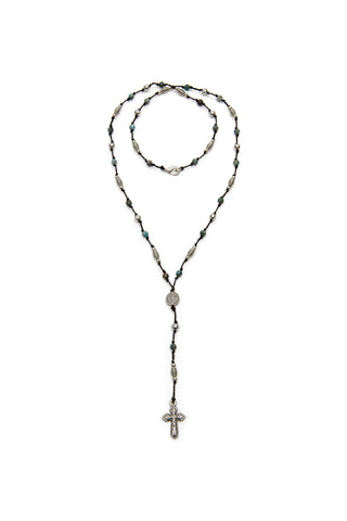 ROSARIO MINI PIETRE BLU