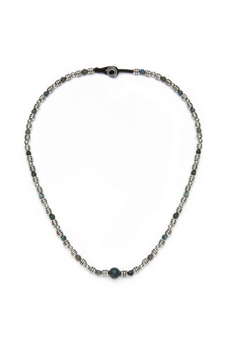 COLLANA CORTA MINI PIETRE BLU