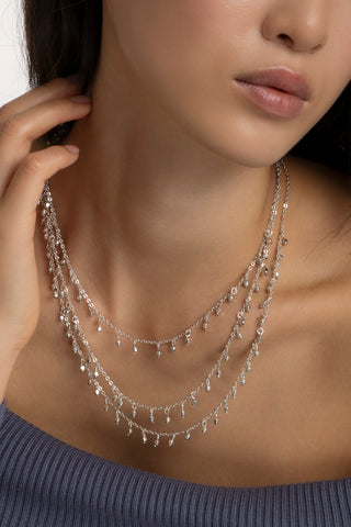 COLLANA 3 FILI MINI ELEMENTI