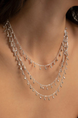 COLLANA 3 FILI MINI ELEMENTI