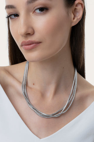COLLANA 3 FILI SERPENTE