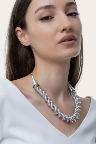 COLLANA MOLLA INTRECCIATA