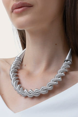 COLLANA MOLLA INTRECCIATA