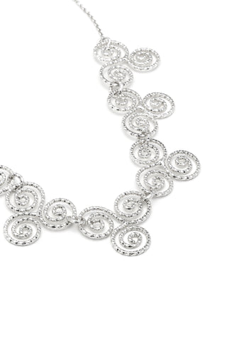 COLLANA TRIS SPIRALI SILVER