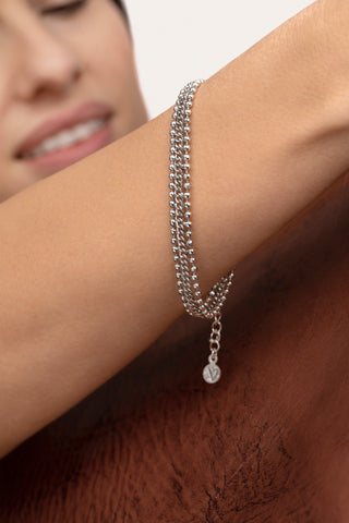 BRACCIALE CATENA PIZZO