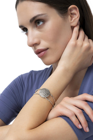 BRACCIALE FASCIA TONDO PUNTINATO