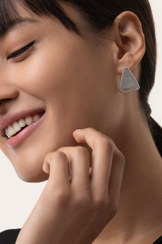 ORECCHINI TRIANGOLO FILO