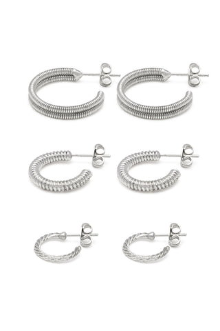 TRIS CERCHIETTI MOLLA