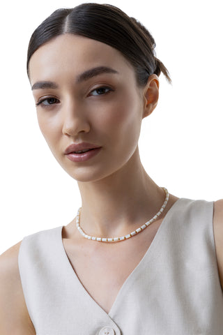 COLLANA CILINDRI SFERE