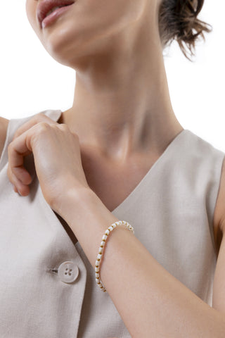 BRACCIALE ELASTICO CILINDRI SFERE