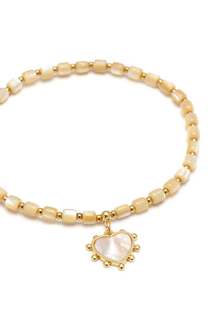 BRACCIALE ELASTICO CILINDRI CUORE