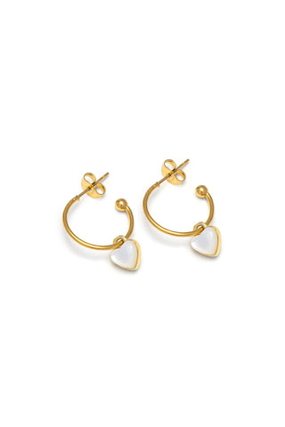 ORECCHINI C HOOP CUORE