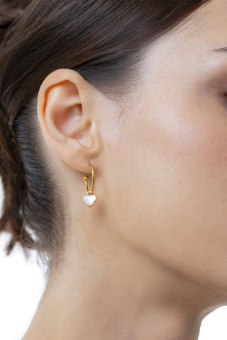 ORECCHINI C HOOP CUORE