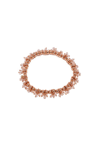 BRACCIALE ELASTICO SFERE/CRISTALLI