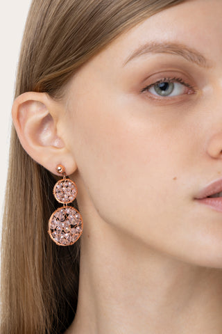 ORECCHINI TONDI CRISTALLI