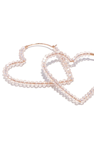 ORECCHINI CUORE CRISTALLI