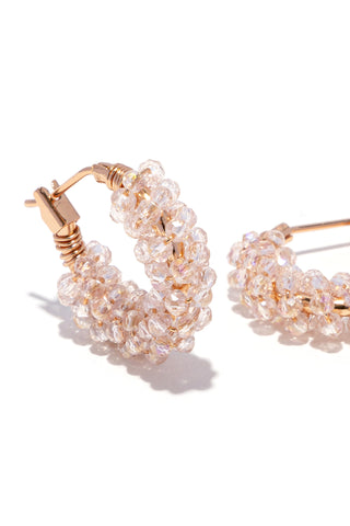 ORECCHINI CERCHIETTI CRISTALLI