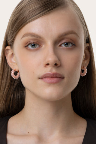 ORECCHINI CERCHIETTI CRISTALLI