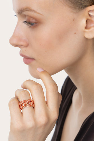 ANELLO FASCIA TRECCIA