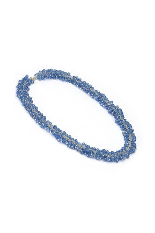 COLLANA CRISTALLI AZZURRO
