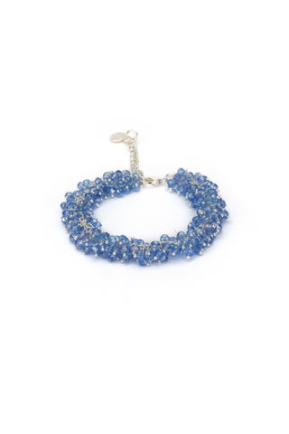BRACCIALE CRISTALLI AZZURRO