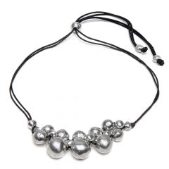 WIRE NECKLACE MULTISPHERES