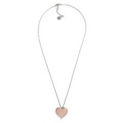 NECKLACE PINK HEART