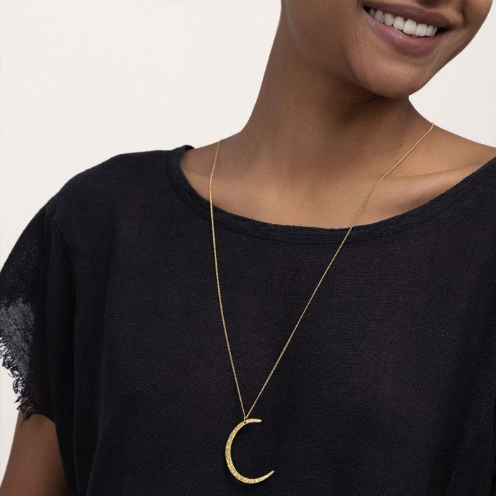 NECKLACE CRESCENT MOON