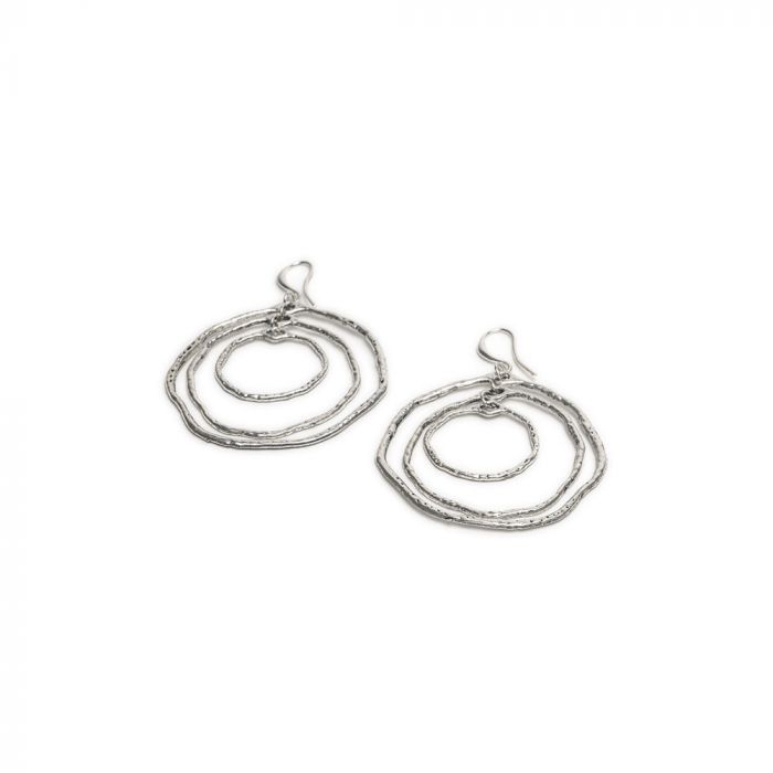 EARRINGS CONCENTRIC HOOPS
